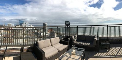 North View from Rooftop Balcony